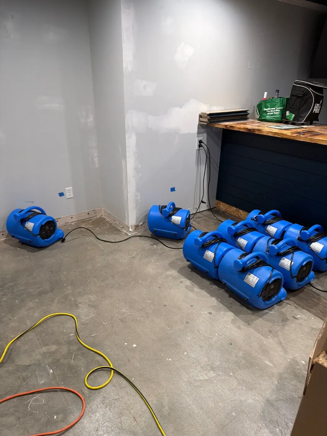 IICRC certified drying setup in Decatur County, IN